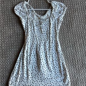 Polka dot mini dress